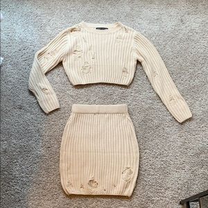skirt and long sleeve set